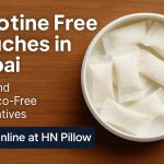 Nicotine free pouches in Dubai displayed in container